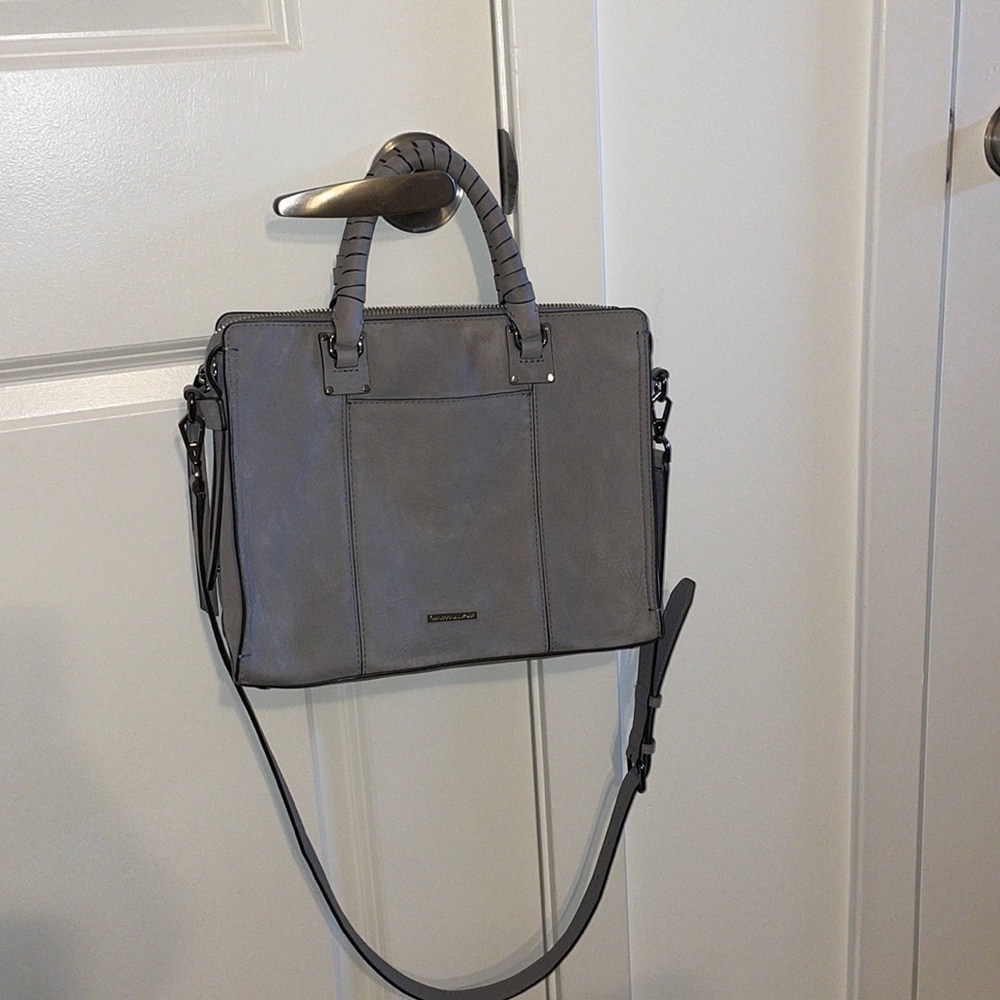 Rebecca Minkoff Regan structured tote with removable cross body strap